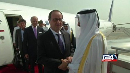 François Hollande en visite au Qatar pour la signature du contrat Rafale