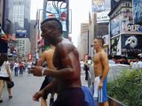 Kangoo Jumps Plyo Run™ in Times Square 1 with Mario Godiva