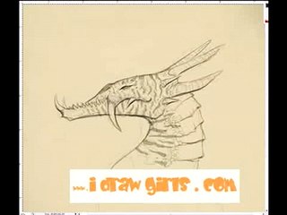 How to draw Dragon Creature concept art sketch