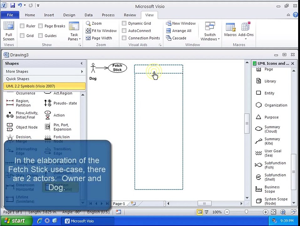UML Tutorial: Activity Diagram with Visio 2010