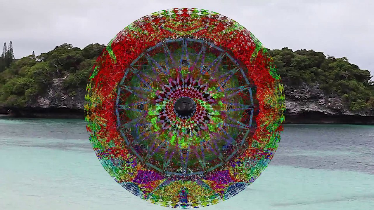 Mandalas Vibrating at Île des Pins (Kunie) at New Caledonia