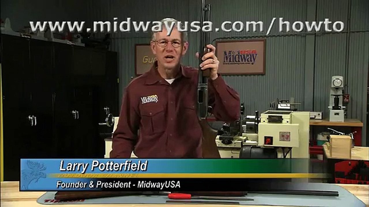 Gunsmithing - How to Remove the Pistol Grip on a Winchester Model 12 Shotgun