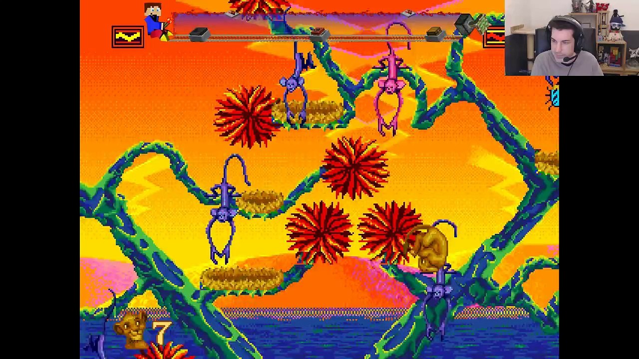 Le roi lion mégadrive - 1er essai