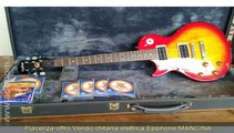 PIACENZA,    VENDO CHITARRA ELETTRICA EPIPHONE MANCINA TIPO LES PAUL EURO 250