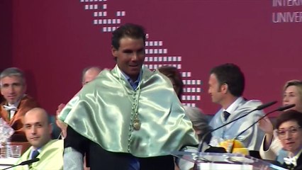 Rafael Nadal, Doctor Honoris Causa en Madrid
