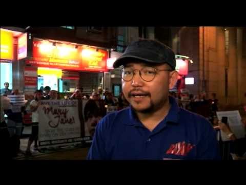 HK migrant workers hold vigil for Mary Jane