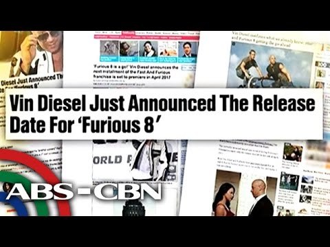 Bandila: Vin Diesel confirms there will be 'Furious 8'