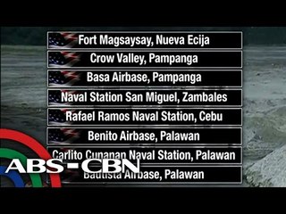 8 base militar ng PH, ipapagamit sa US