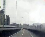 Dashcam footage captures Taiwan plane crash Taipei #Zoomed | 復興航空 墜河