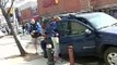 Off Duty NYPD Officer blocks fire hydrant while shopping