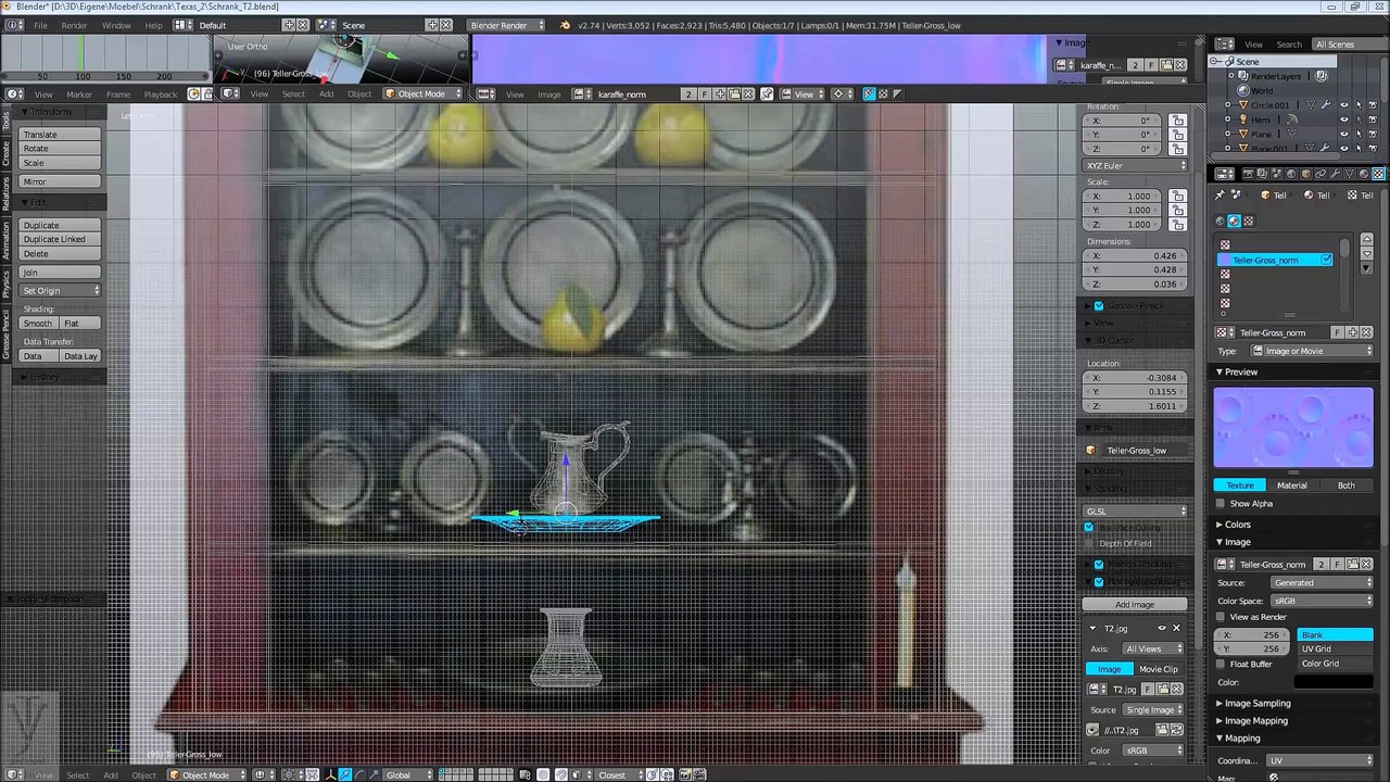 Low poly model workflow