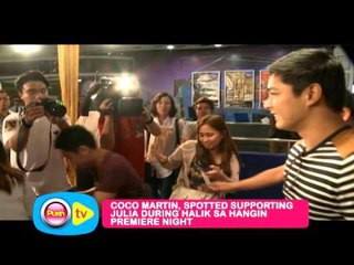 Download Video: Julia Montes nagulat sa presence ni Coco Martin sa premiere ng Halik Sa Hangin