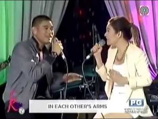 Kyla, Jay R sing "Almost Is Never Enough" on Kris TV