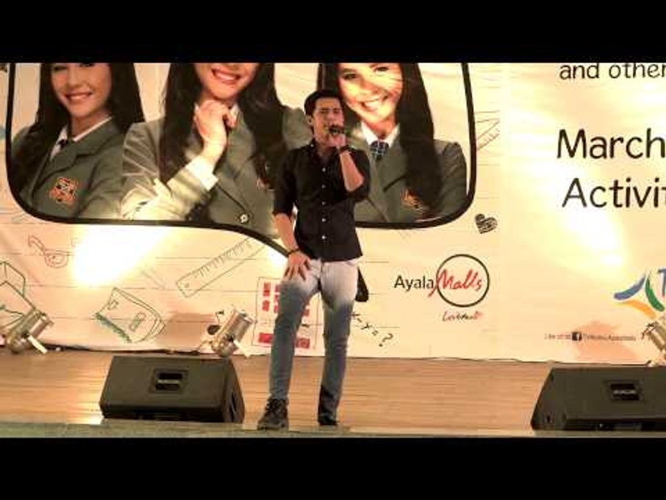 Marlo Mortel sings "M.O.O'" at the Janella Salvador Fans Day