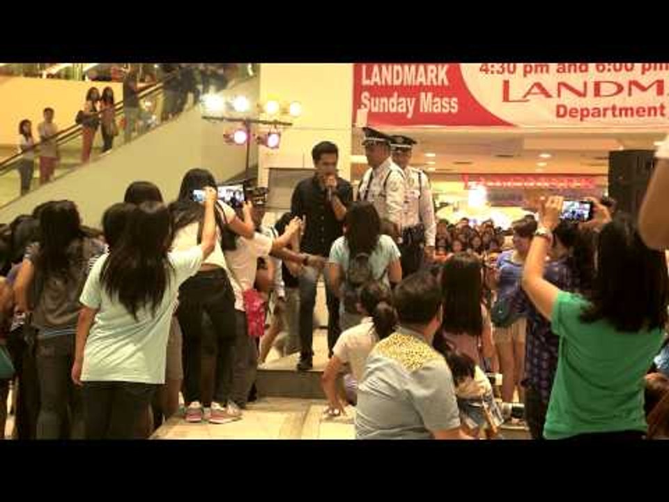 Marlo Mortel sings "Baby I Need Your Lovin''" at the Janella Salvador Fans Day