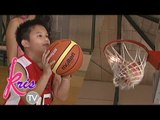 Bimby shows his dribbling and shooting skills on Kris TV