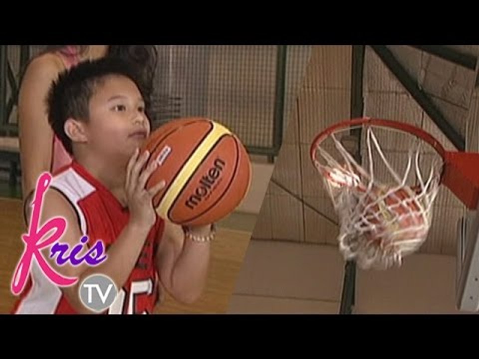 Bimby shows his dribbling and shooting skills o...