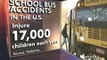 Child Safety - School Bus Flips Over