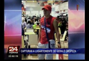 Caso Oropeza: capturan a lugarteniente de 'Tony Montana'
