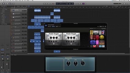 Double Dragon Pedal Board In Logic Pro