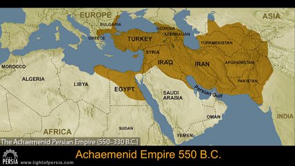 Timeline Map of Ancient Persia to Iran