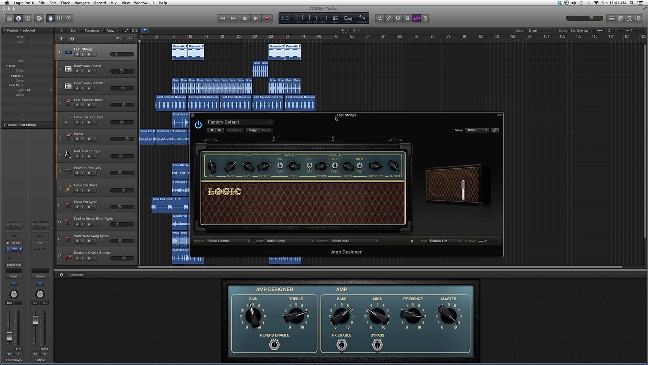 Logic Pro Amp Designer PlugIn