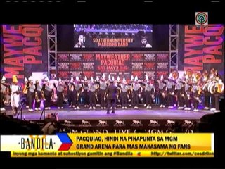 Las Vegas welcomes Pacquiao, Mayweather