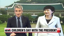 President Park invites 170 students to Cheong Wa Dae on Children's Day