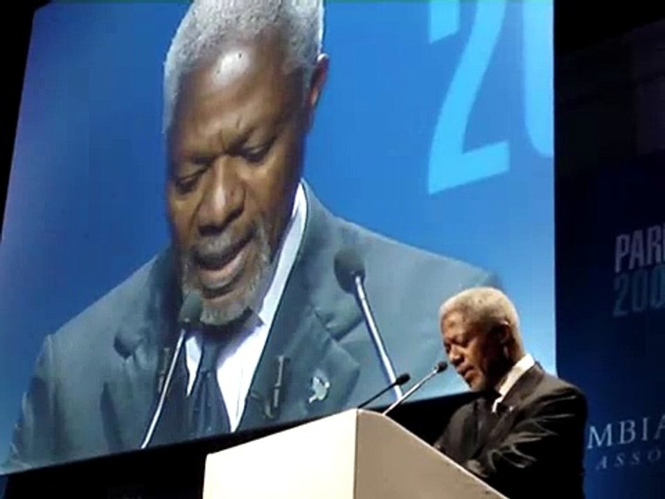 Kofi Annan mistaken as Morgan Freeman!
