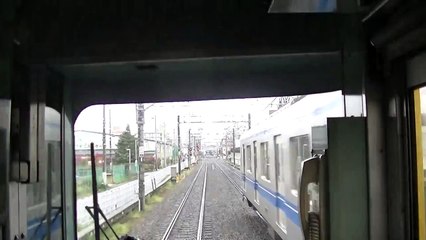 いろんな電車との「すれ違い」運転室からの眺め。Passing of the various Japan train cab view