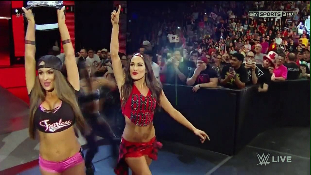 The Bella Twins, Tamina & Naomi Segment 04/05/15