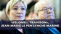 Jean-Marie Le Pen craque contre Marine et «répudie» sa fille