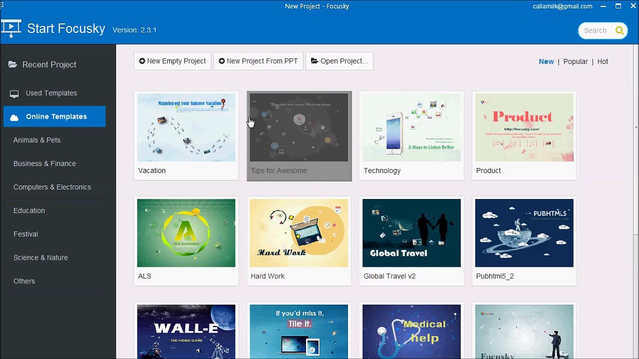 Present Your Video Presentation Anywhere with Free Software Focusky for Mac