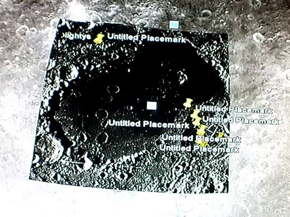 Alien city on moon