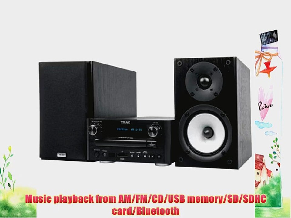 TEAC LS-H70A CR-H260I Multimedia AM/FM/CD/USB/SD/SDHC/Bluetooth System with Speakers