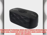 Eachine Portable Wireless Bluetooth Speaker with 15 Hour Playtime NFC Compatibility FM Radio