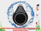 Bluetooth Waterproof Shower Speaker Phone with Mic. Best Portable Wireless Music Receiver for
