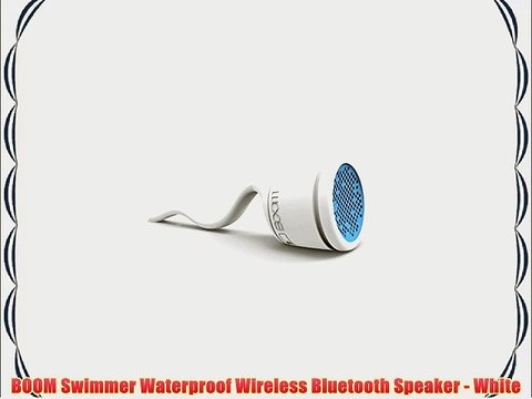 BOOM Swimmer Waterproof Wireless Bluetooth Speaker - White