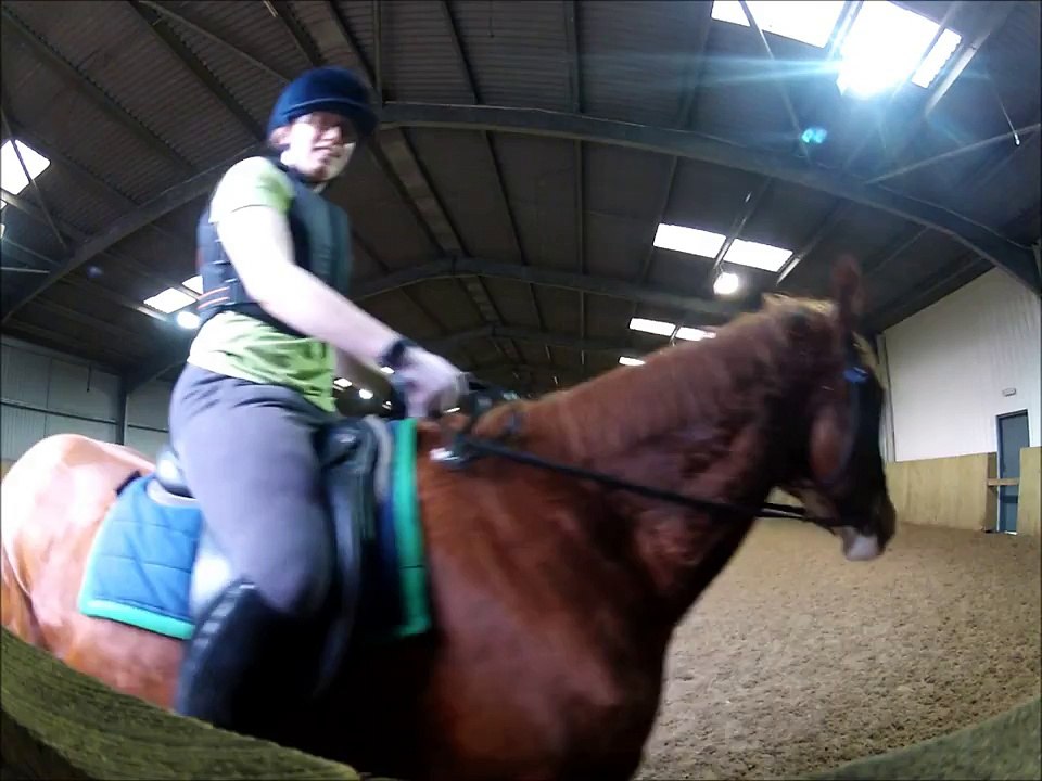 Gopro Hero 2 captures riding lesson at CEC