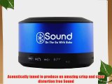 Sound by Boho Wireless Bluetooth Speaker with Hands Free   MP3 Player - Blue