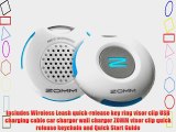 Zomm Wireless Leash for Mobile Phones Bluetooth Speakerphone and Personal Safety (White)