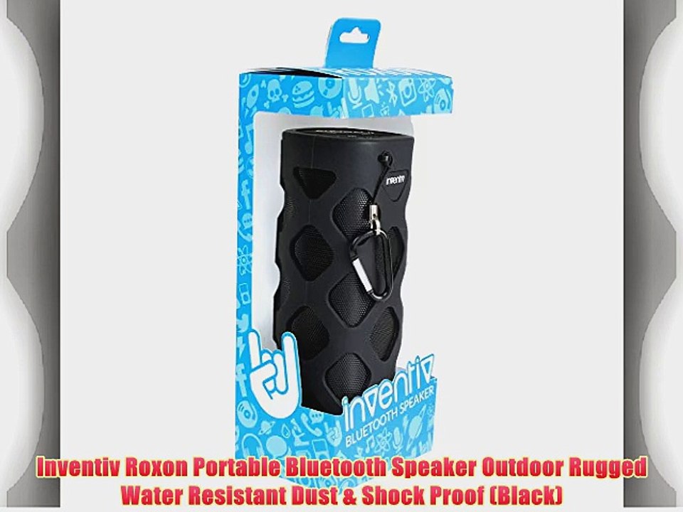 Inventiv Roxon Portable Bluetooth Speaker Outdoor Rugged Water Resistant Dust