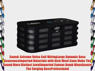 下载视频: MDN? Allinone Ultra-Portable Wireless Bluetooth Speaker Bluetooth Stereo Speaker with TF SD