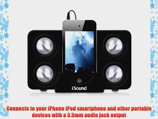 iSound Quad-X Portable Speaker System (Black)
