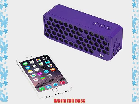 KitSound Hive Bluetooth Wireless Universal Portable Speaker Compatible with Smartphones Tablets