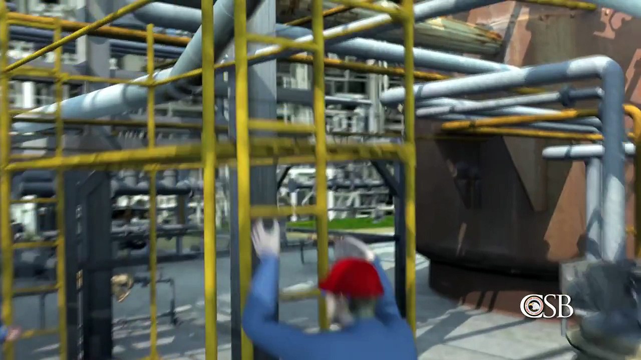 Animation of Fire at Chevron's Richmond Refinery, August 6, 2012