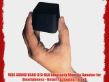 VIBE SOUND VSAU-513-BLK Bluetooth Rhombo Speaker for Smartphones - Retail Packaging - Black