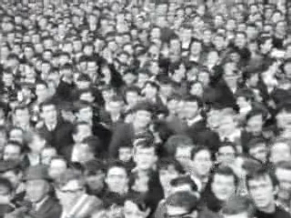 The Kop Anfield 1964 Liverpool v Arsenal