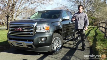 2015 GMC Canyon SLT 4x4 Test Drive Video Review - Mid-Size Pickup Truck