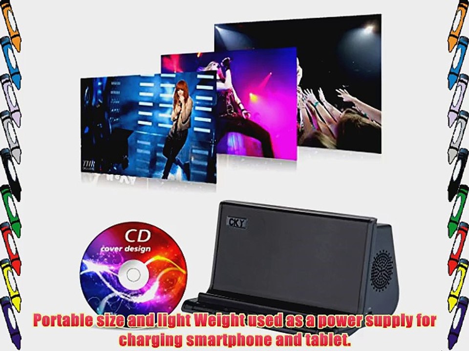 CKY Smart Bluetooth Plus Wireless Speaker AUX with Charging Dock Station for iPhone6 iPhone